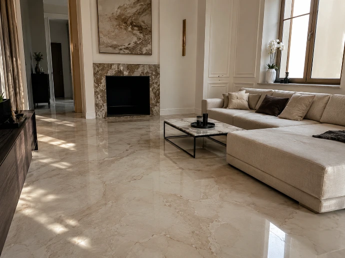 Résine décorative effet pierre contemporaine